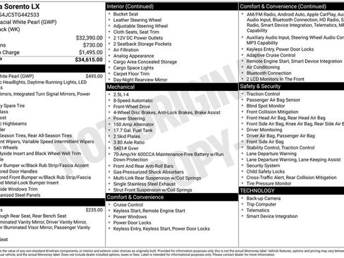 New 2026 Kia Sorento LX image 6