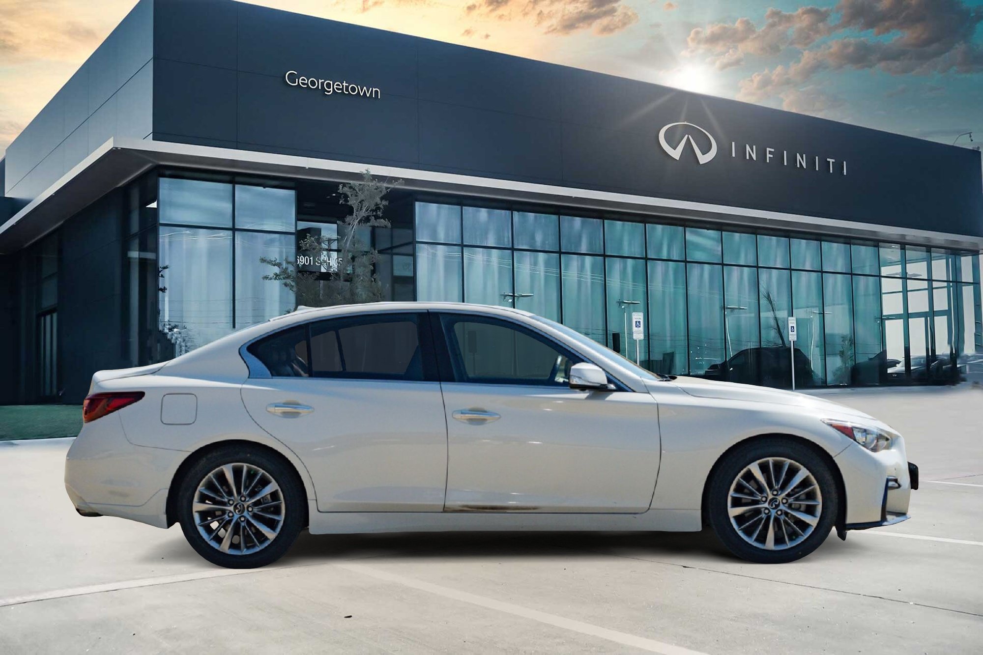 Used 2022 INFINITI Q50 Sensory RWD image 3
