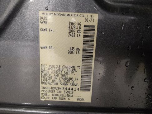 Used 2023 Nissan Altima 2.5 SV FWD image 33