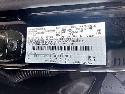 Used 2025 Ford F150 STX w/ STX Black Appearance Package AWD/4WD image 34