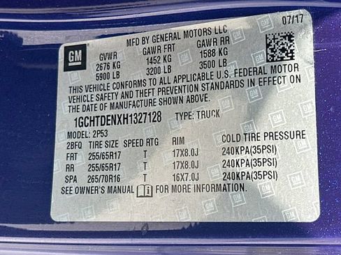 Used 2017 Chevrolet Colorado Z71 AWD/4WD image 34