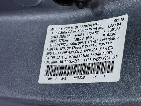 Used 2018 Honda Civic EX-T image 33