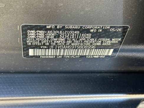 New 2026 Subaru WRX Premium AWD/4WD image 32