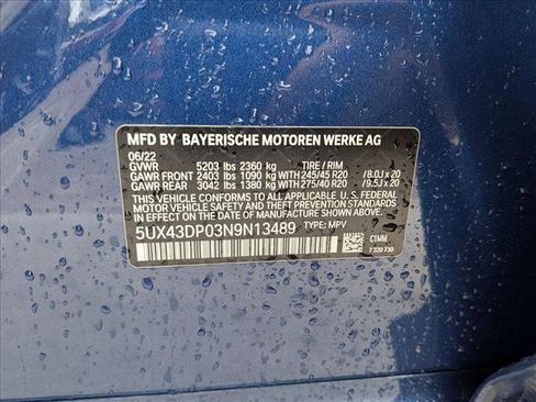 Used 2022 BMW X3 sDrive30i w/ M Sport Package 2 RWD image 17