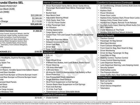 Used 2023 Hyundai Elantra SEL w/ Convenience Package FWD image 36