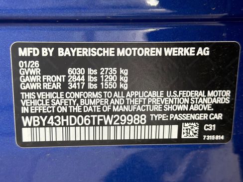 New 2026 BMW i4 xDrive40i w/ M Sport Package AWD/4WD image 20