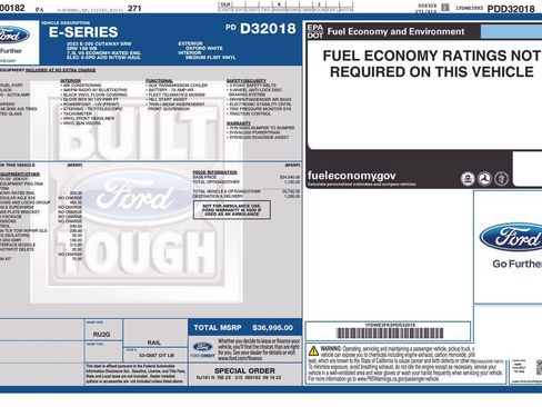 Used 2023 Ford E-350 and Econoline 350 Super Duty w/ Power Windows & Locks Group RWD image 16