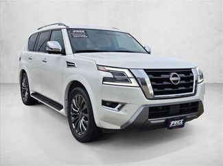 Used 2023 Nissan Armada Platinum w/ Captain's Chairs Package RWD video 3