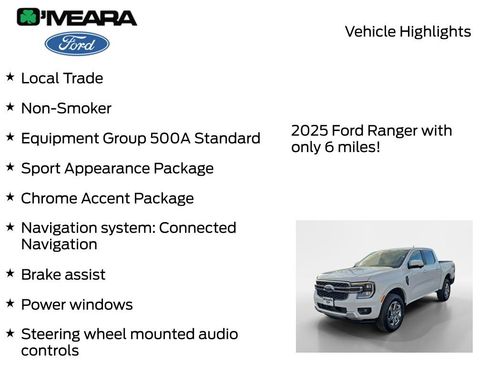 Used 2025 Ford Ranger Lariat w/ Chrome Accent Package image 7