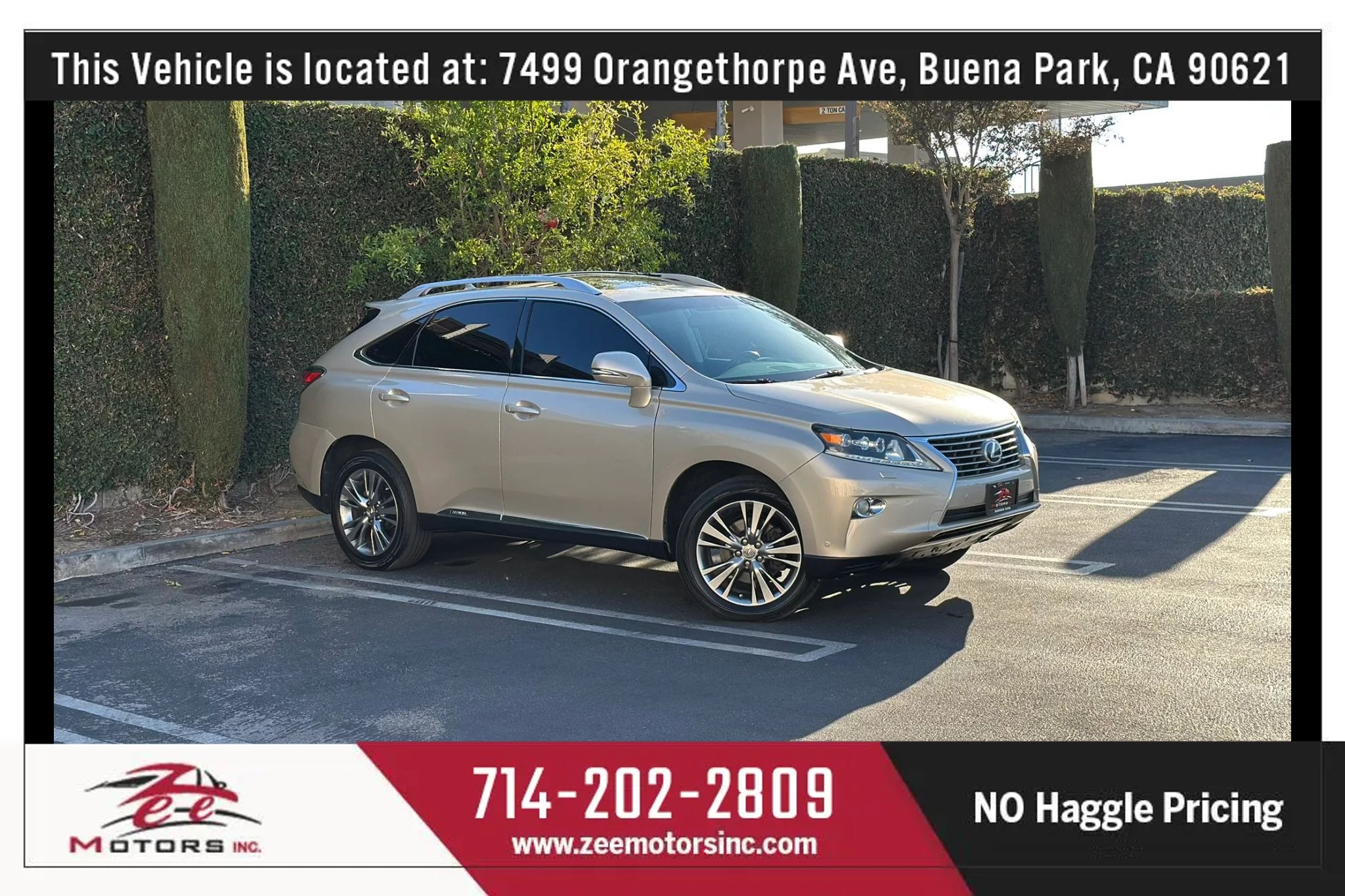 Used 2013 Lexus RX 450h AWD w/ Navigation Pkg image 2