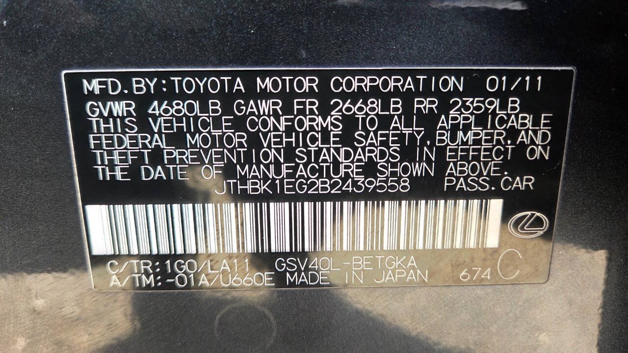 Used 2011 Lexus ES 350 FWD image 43