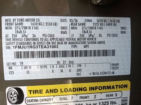 New 2026 Ford Expedition Tremor AWD/4WD image 43