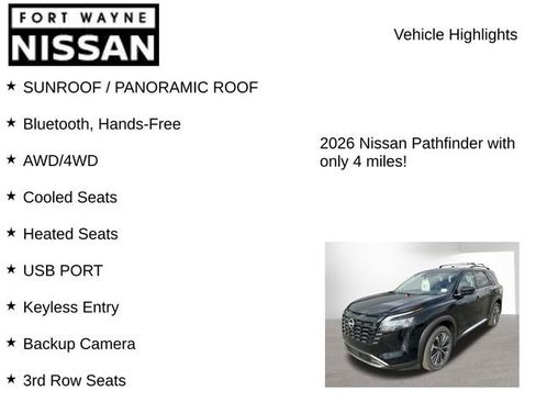 New 2026 Nissan Pathfinder Platinum w/ Accent Package image 8