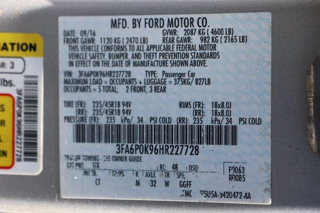 Used 2017 Ford Fusion Titanium FWD image 16