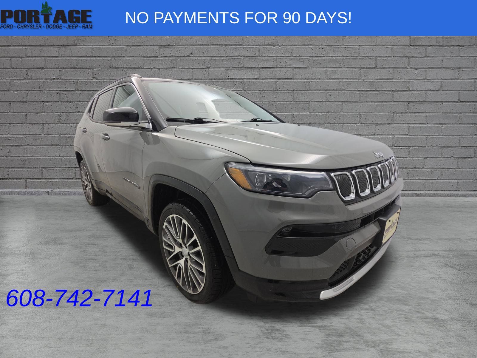 Used 2022 Jeep Compass Limited w/ Elite Group AWD/4WD image 1