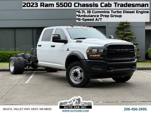 Used 2023 RAM 5500 Tradesman w/ Ambulance Prep Group AWD/4WD image 1