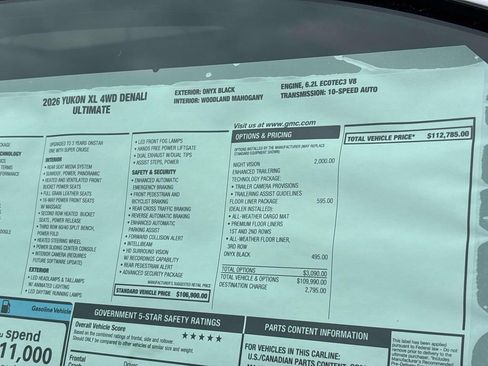 New 2026 GMC Yukon XL Denali Ultimate image 3