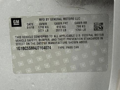 Used 2018 Chevrolet Cruze LS FWD image 30