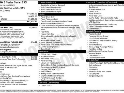 Used 2025 BMW 330i Sedan RWD image 2