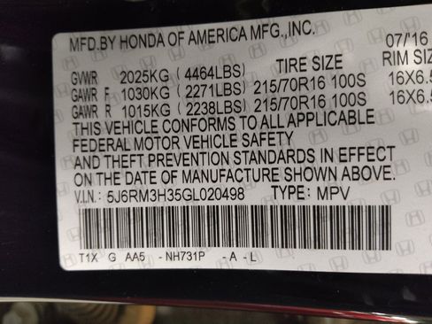 Used 2016 Honda CR-V LX image 33