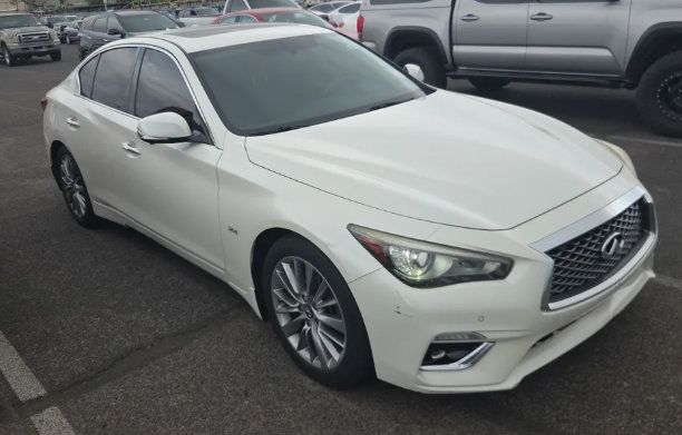 Used 2019 INFINITI Q50 Luxe w/ Essential Package (3.0T Luxe) RWD image 1