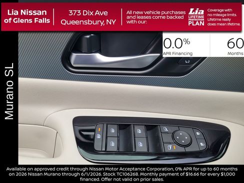 New 2026 Nissan Murano SL AWD/4WD image 14