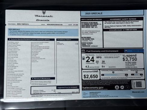 New 2025 Maserati Grecale GT image 35