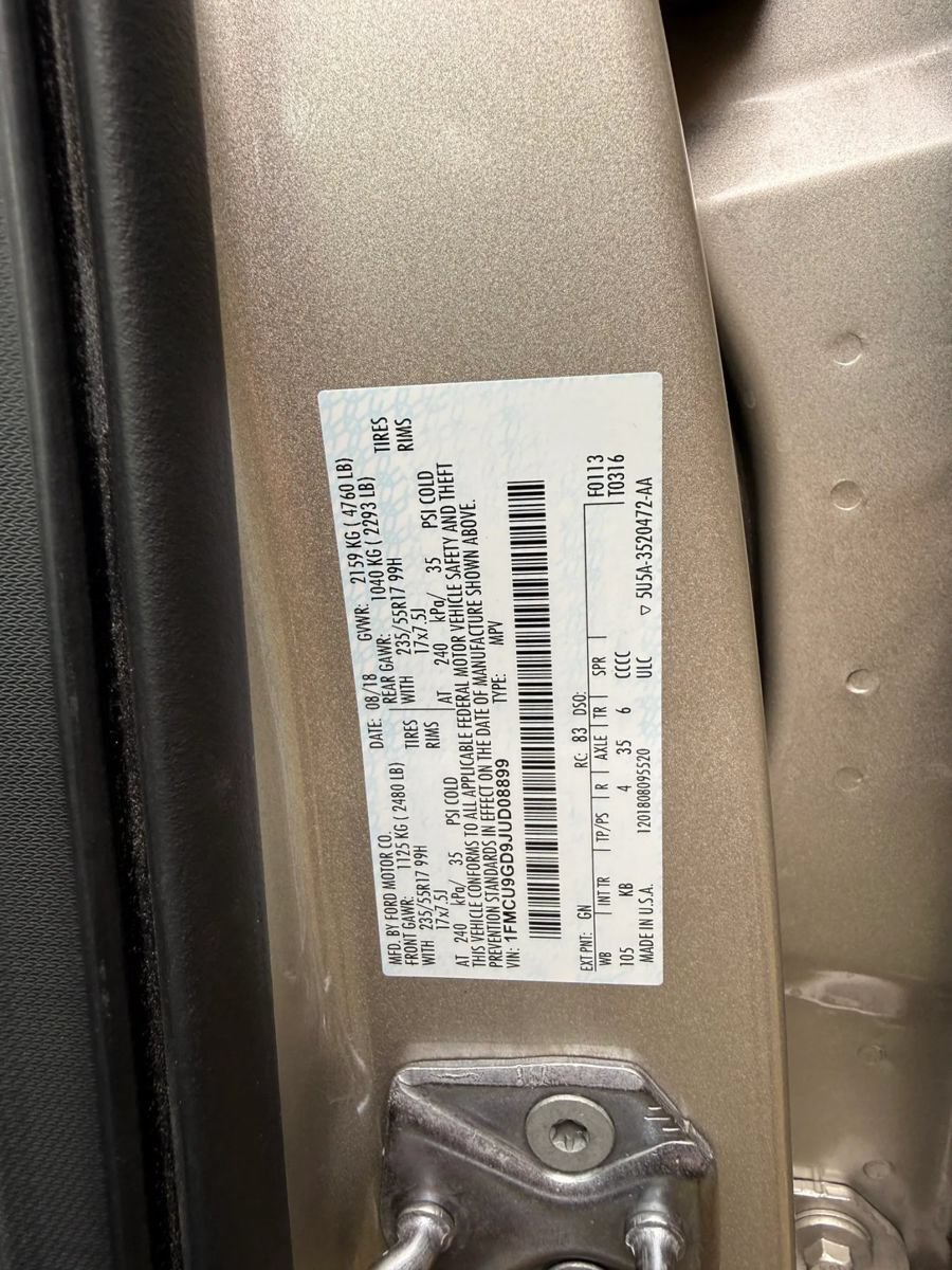 Used 2018 Ford Escape SE AWD/4WD image 15