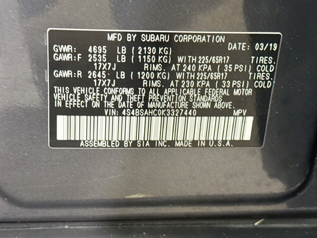 Used 2019 Subaru Outback 2.5i Premium AWD/4WD image 41