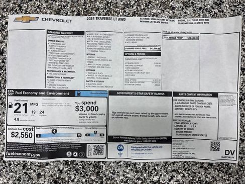 Used 2024 Chevrolet Traverse LT w/ Trailering Package image 69