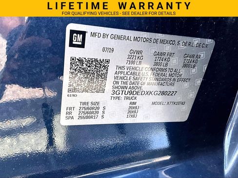 Used 2019 GMC Sierra 1500 SLT w/ SLT Premium Plus Package AWD/4WD image 36