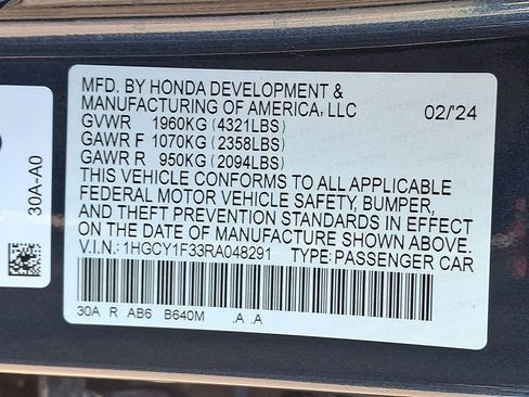Used 2024 Honda Accord EX image 27