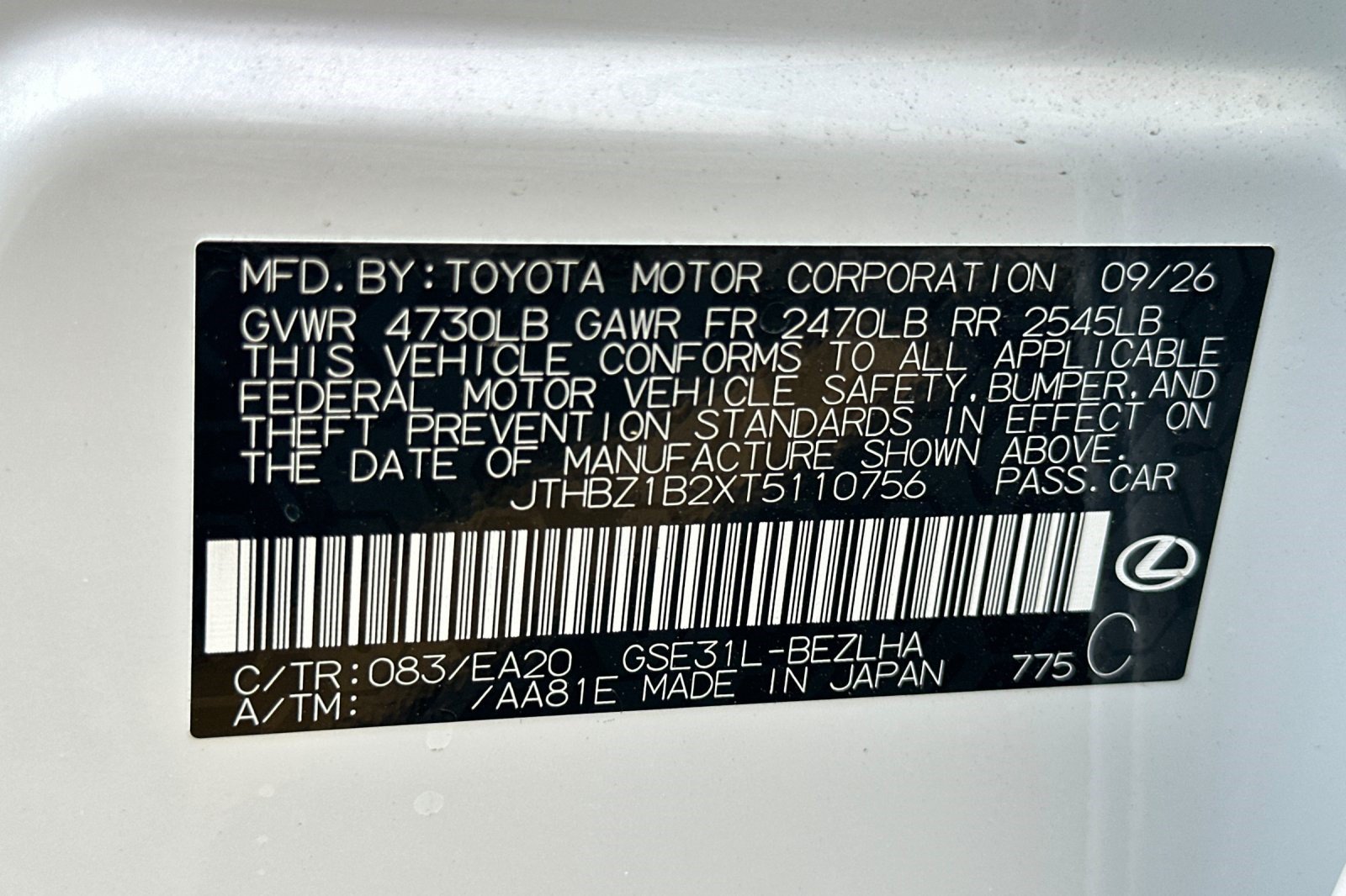 New 2026 Lexus IS 350 F Sport RWD image 24