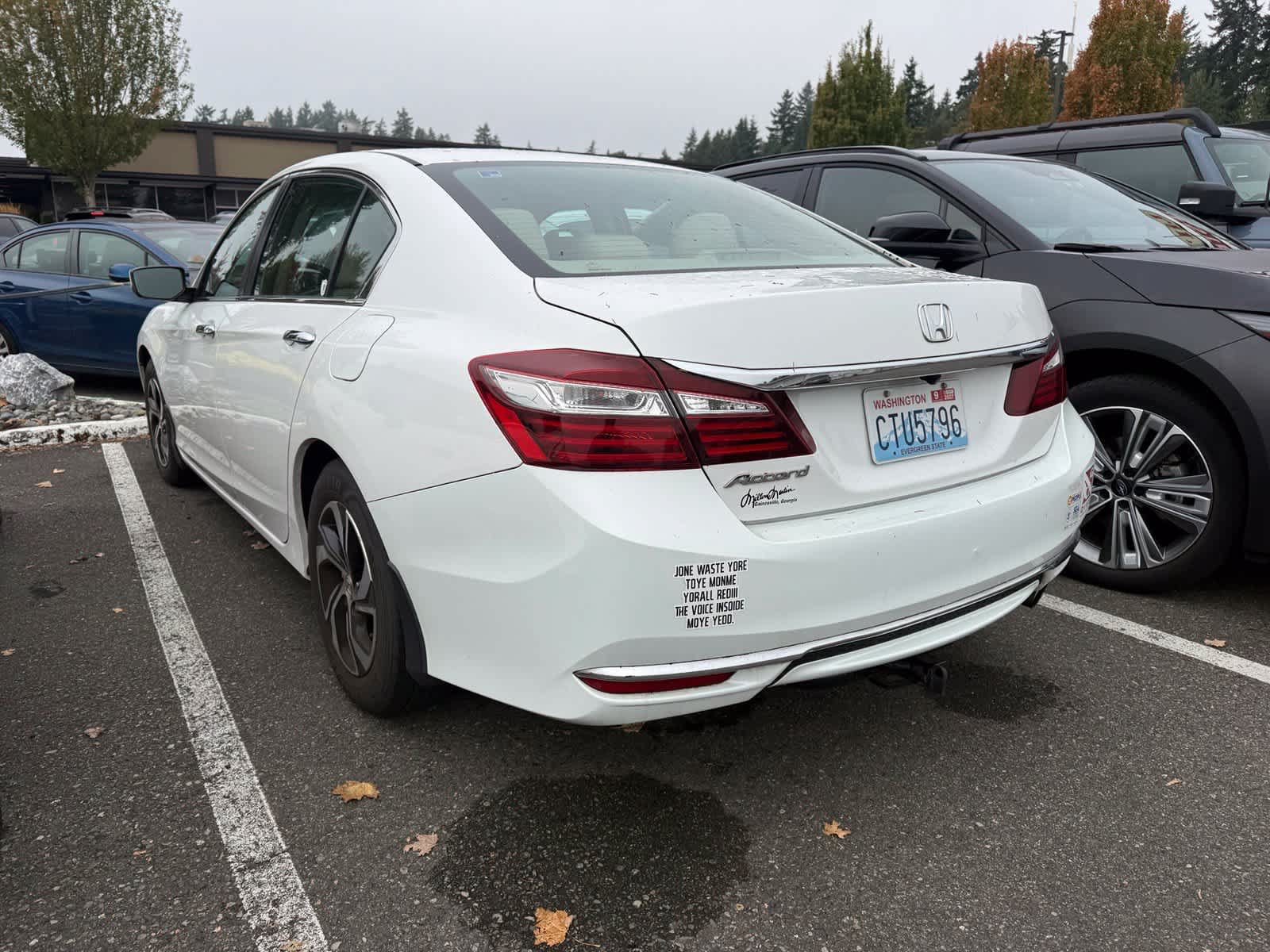 Used 2016 Honda Accord LX image 2