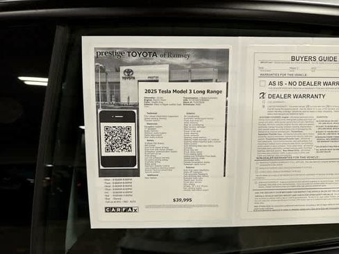 Used 2025 Tesla Model 3 Long Range AWD/4WD image 13