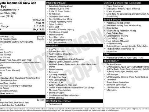 Used 2021 Toyota Tacoma SR AWD/4WD image 33