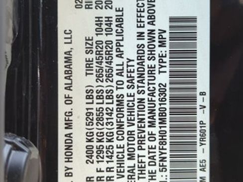 Used 2021 Honda Passport Elite image 25