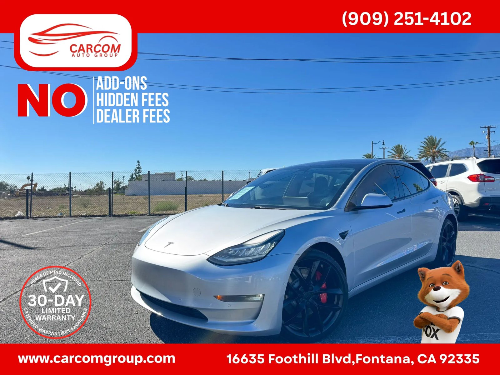 Used 2018 Tesla Model 3 Performance AWD/4WD image 1