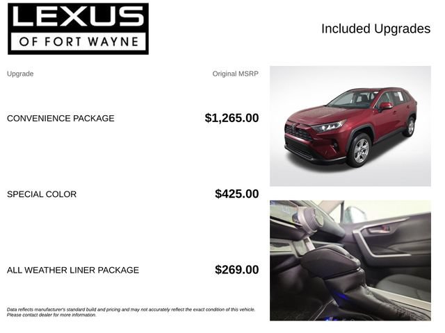 Used 2020 Toyota RAV4 XLE w/ Convenience Package AWD/4WD image 4