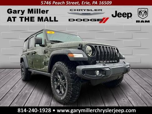 Used 2021 Jeep Wrangler Unlimited Sport image 1