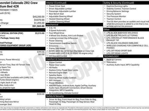 Used 2022 Chevrolet Colorado ZR2 w/ ZR2 Dusk Special Edition AWD/4WD image 6