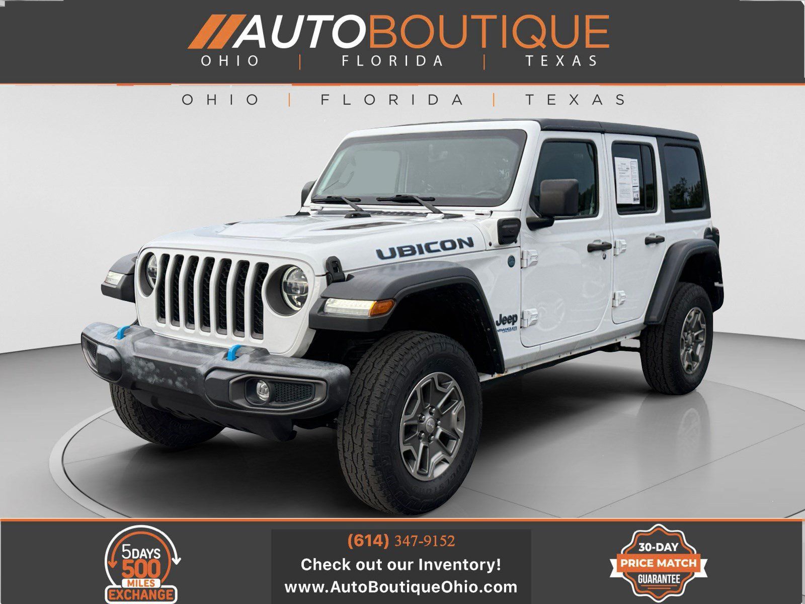 Used 2021 Jeep Wrangler Unlimited Rubicon 4xe AWD/4WD image 1