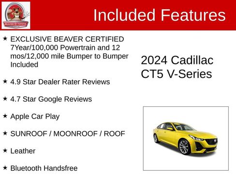 Used 2024 Cadillac CT5 V w/ Super Cruise 1 Package RWD image 4
