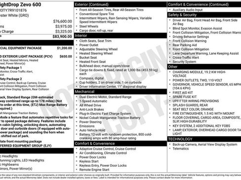 Used 2024 Chevrolet Brightdrop 600 w/ Commercial Equipment Package AWD/4WD image 33