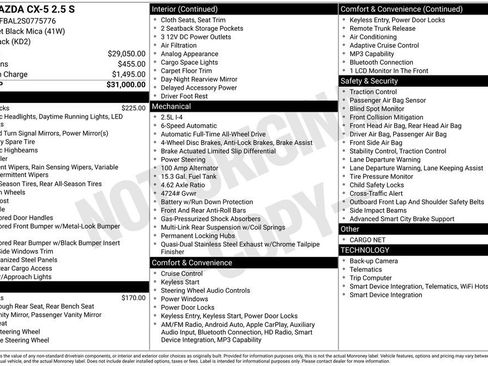 New 2025 MAZDA CX-5 AWD 2.5 S image 11