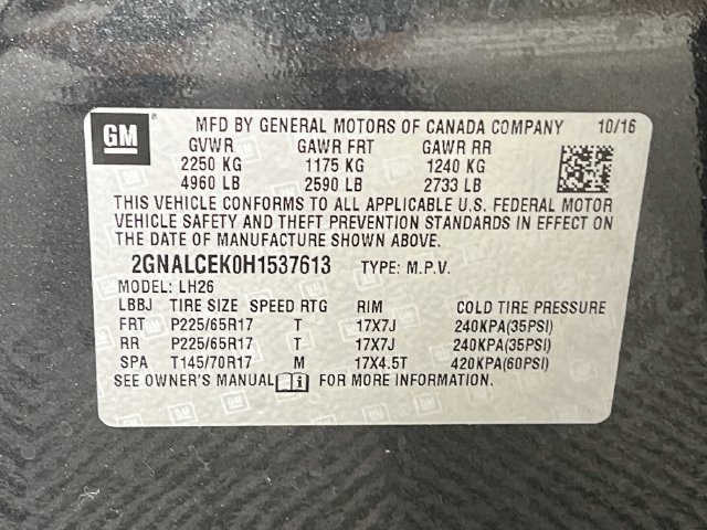 Used 2017 Chevrolet Equinox LT w/ Convenience Package FWD image 27