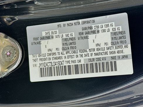 Used 2020 MAZDA MX-5 Miata Club w/ Interior Package RWD image 31