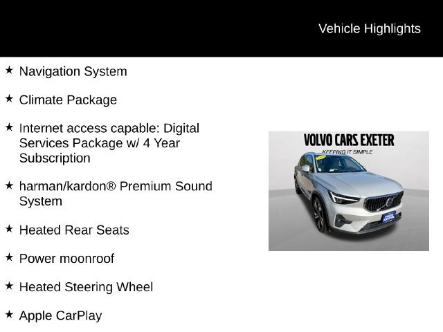 Certified 2024 Volvo XC40 B5 Ultimate w/ Climate Package AWD/4WD image 5