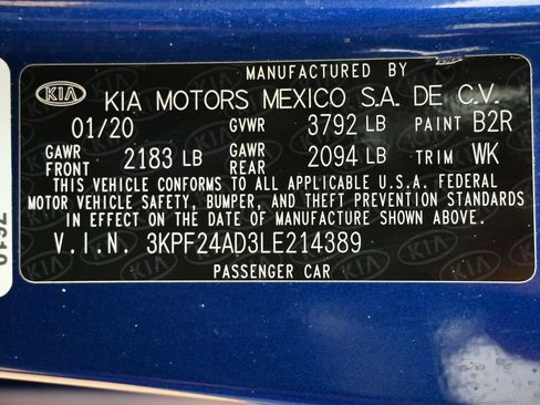 Used 2020 Kia Forte LXS FWD image 34