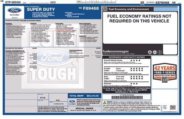 Used 2019 Ford F250 Lariat w/ Lariat Value Package AWD/4WD image 4